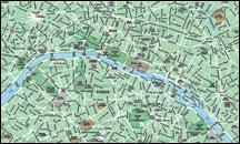карта метро парижа
